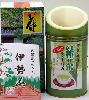 緑茶パック缶入